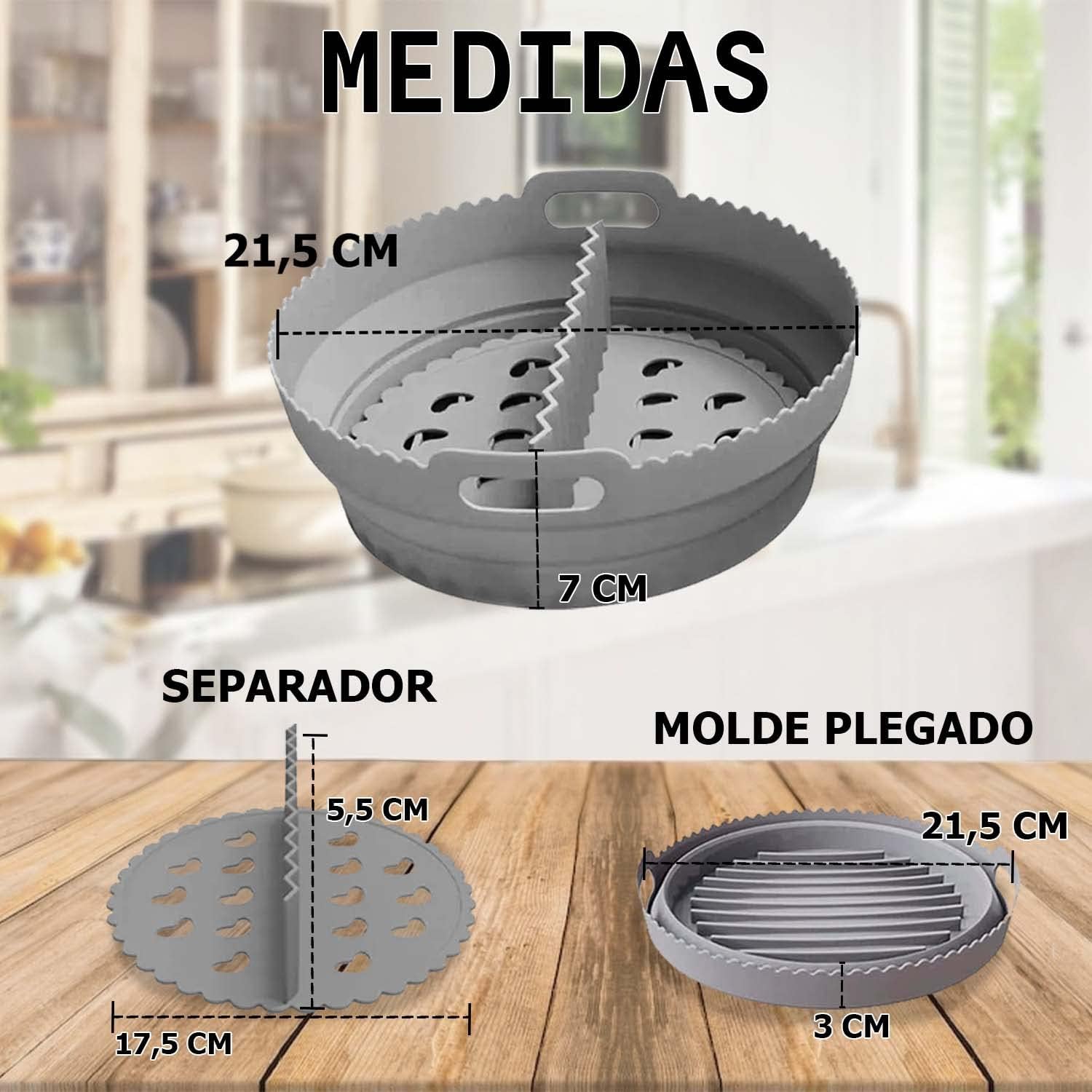Air Fryer Round Divider Liner