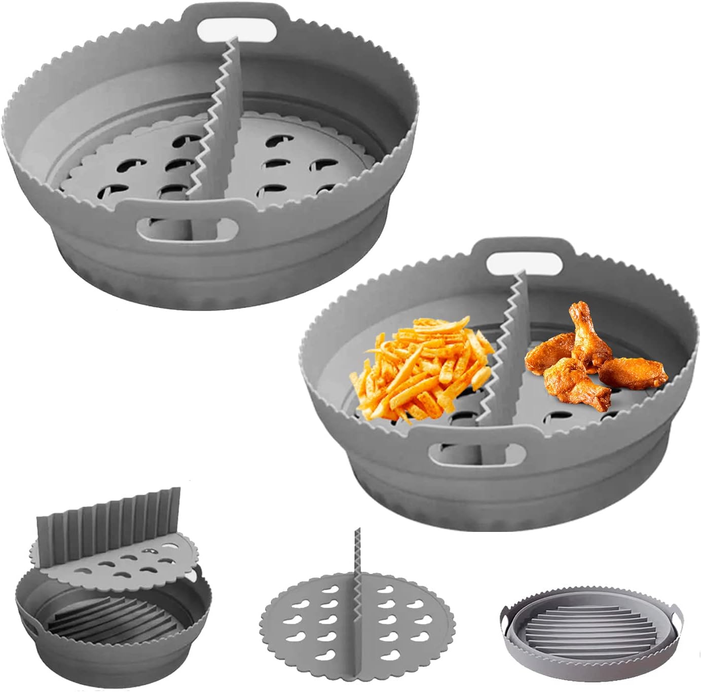 Air Fryer Round Divider Liner