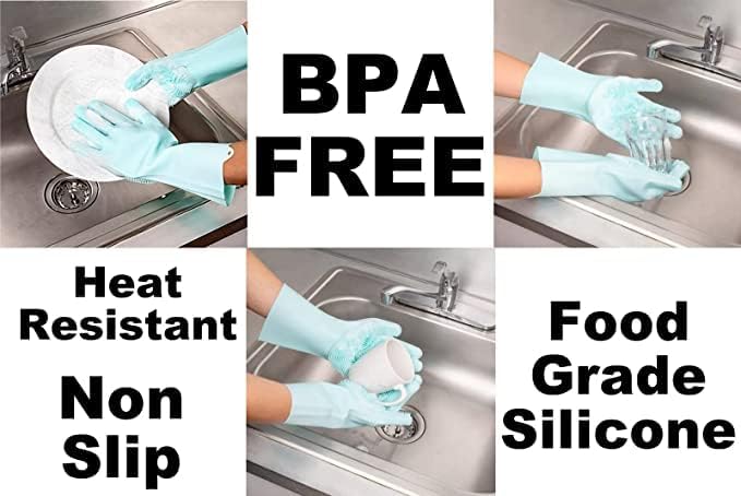 Silicone Dishwashing Gloves 