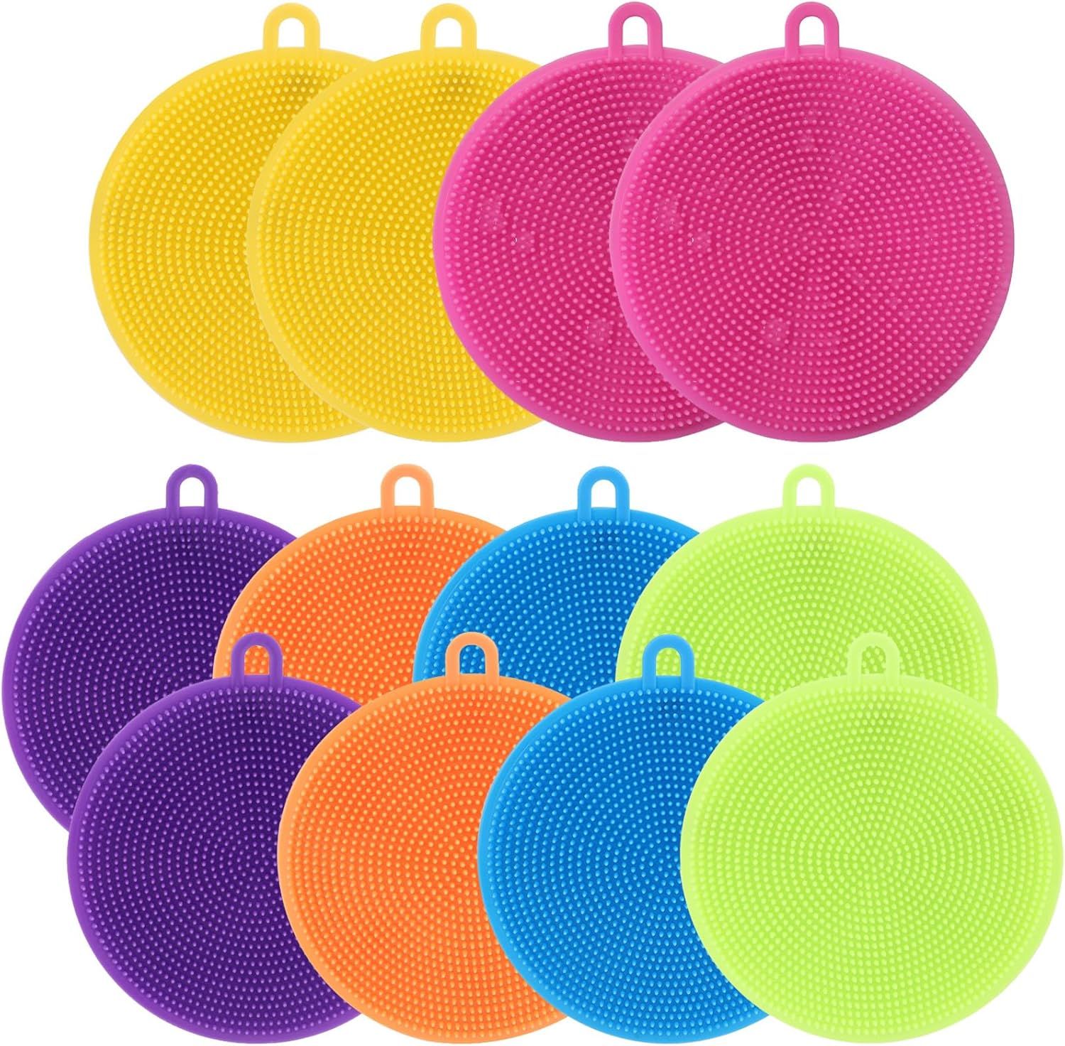  Silicone Dish Scrubber