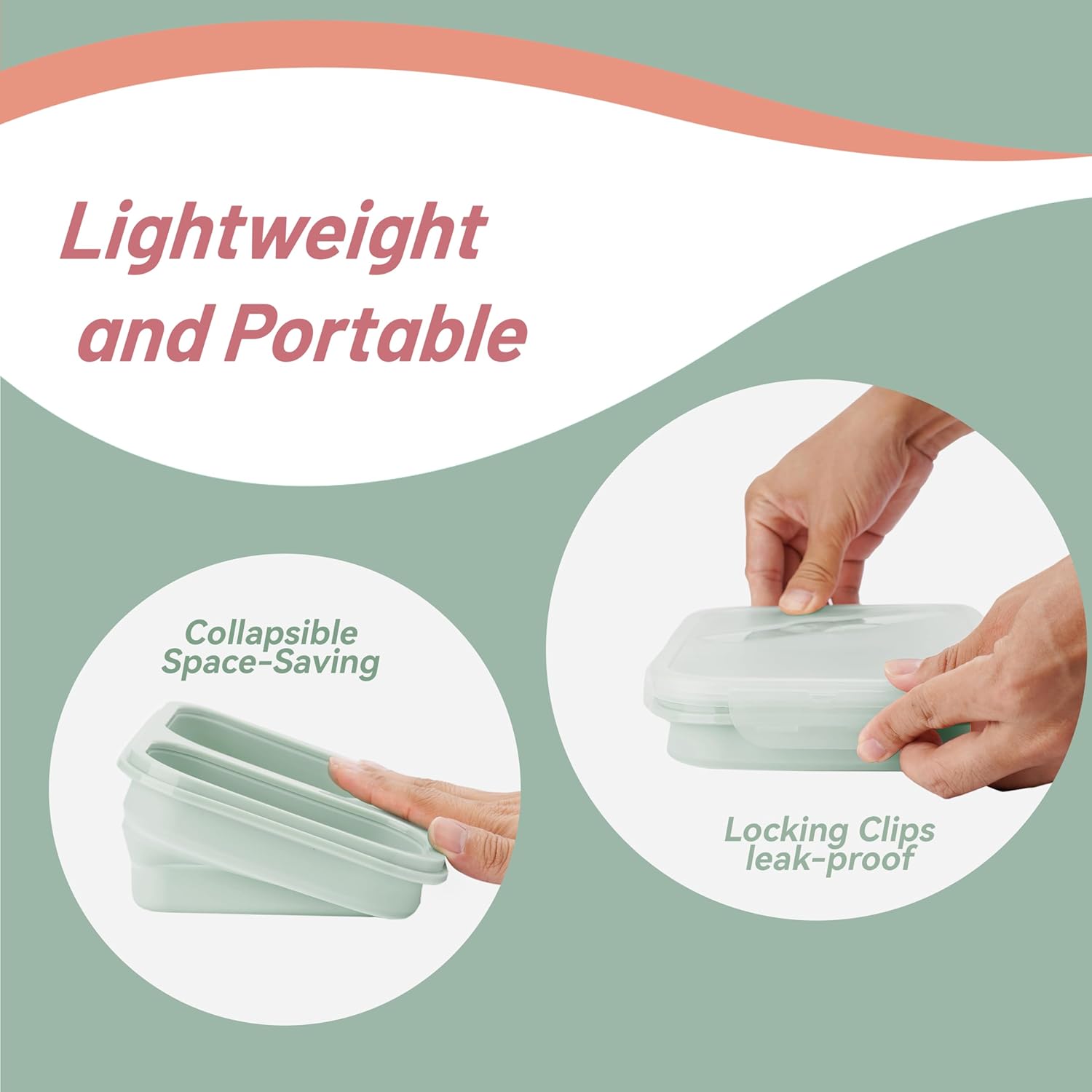 Foldable Silicone Bento