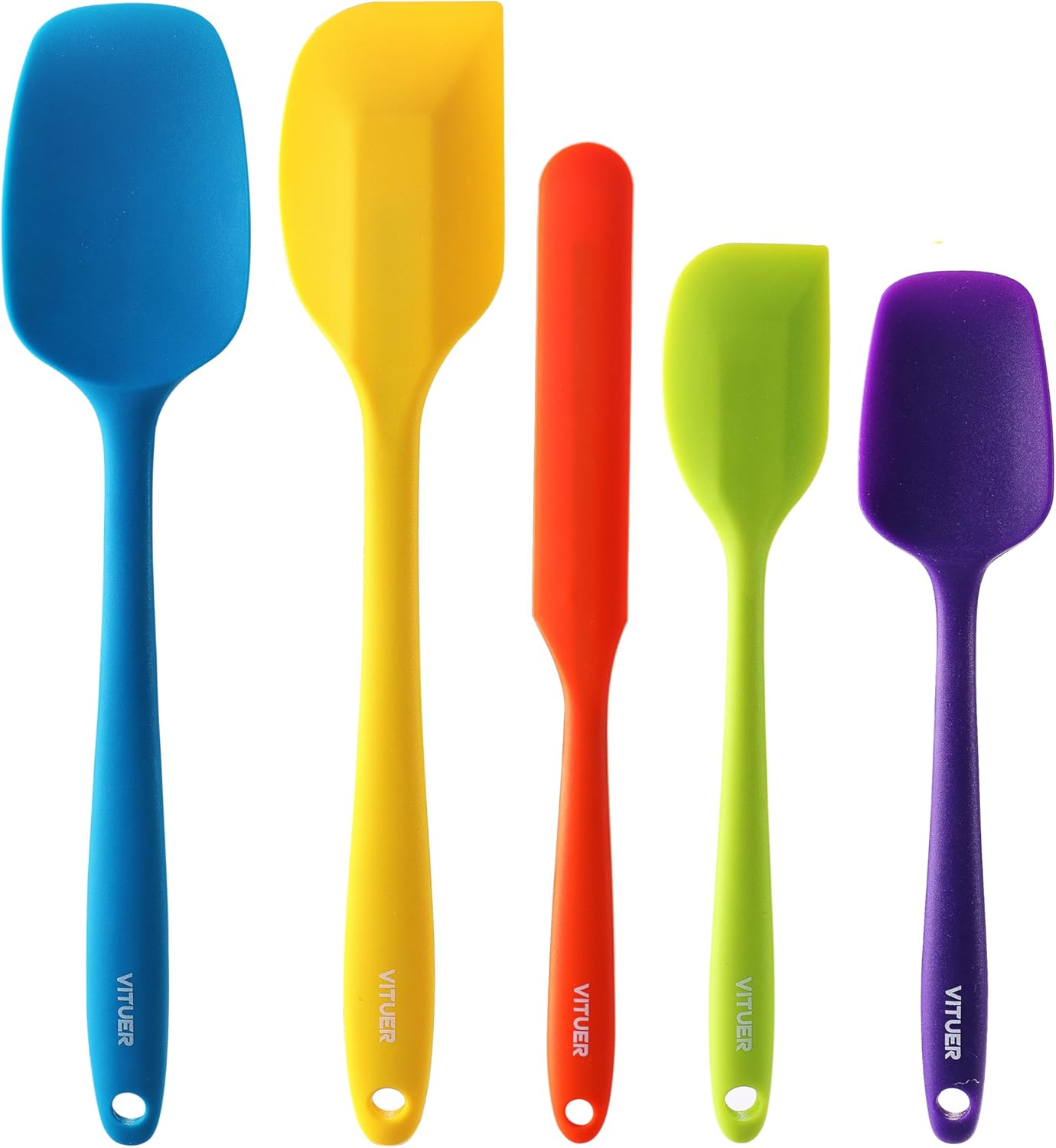 10PCS Silicone Rubber Spatula Set