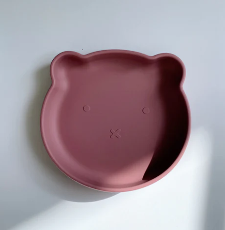 Silicone Suction Plate - Bear